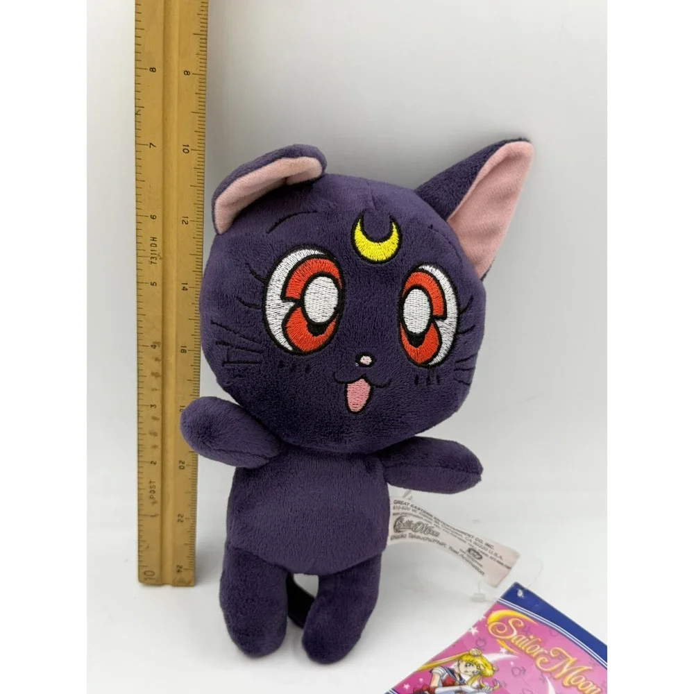 Sailor Moon Anime Luna Purple Cat Plush Toy 2020 Naoko 7
